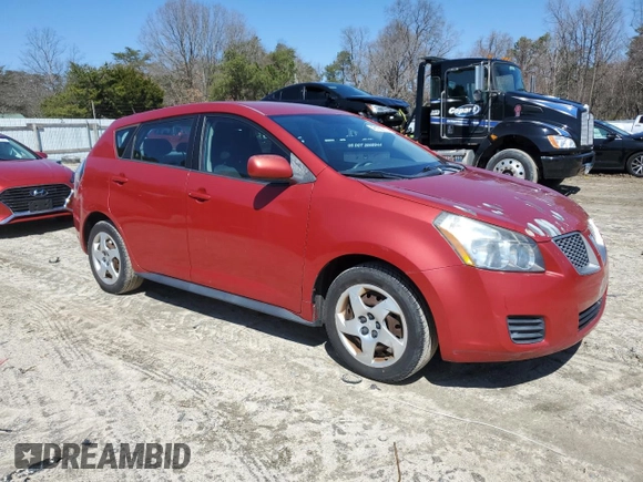 2009 Pontiac Vibe 1SA z VIN 5Y2SP67839Z470339, wystawiony jako Copart lot #48156715 z przebiegiem 45 848 mil mil oraz Czysty tytuł • Clean title. Historia ofert i sprzedaży dostępna na DreamBid. Obrazek 4.