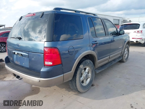 2002 Ford Explorer Eddie Bauer с VIN 1FMZU64E12ZB38127, выставлен на аукционе IAAI как лот 42103590 с пробегом 214 100 миль миль и . История ставок и продаж доступна на DreamBid. Изображение 4.