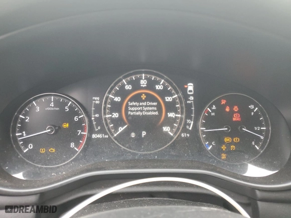 2019 Mazda Mazda3 Hatchback with VIN JM1BPAJM3K1136521, listed as a Copart auction lot 81676234 with 80,461 mi miles and Salvage Title. Bid and sale history available at carsss.com. Image 9.