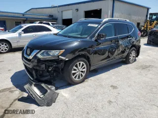 2019 Nissan Rogue SL with VIN 5N1AT2MT9KC771470, listed as a Copart auction lot 50695405 with 124,789 mi miles and Non Repairable. Bid and sale history available at carsss.com. Image 1.
