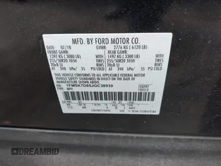 2018 Ford Explorer XLT with VIN 1FM5K7D85JGC38939, listed as a IAAI auction lot 42094891 with 122,399 mi miles and . Bid and sale history available at DreamBid. Image 9.