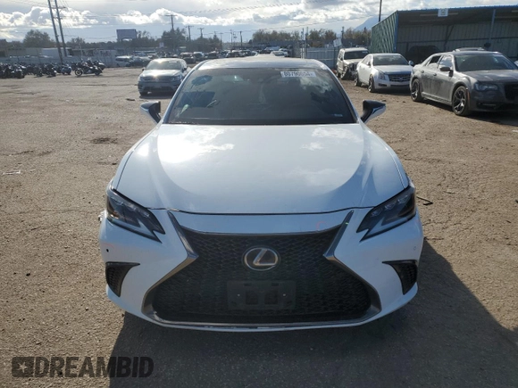 2019 Lexus ES 350 with VIN 58ABZ1B11KU005976, listed as a Copart auction lot 80790654 with 102,408 mi miles and Salvage Title. Bid and sale history available at DreamBid. Image 5.