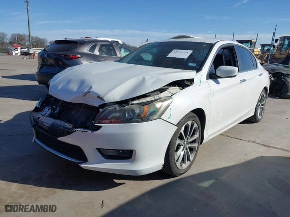 2014 Honda Accord Sedan Sport with VIN 1HGCR2F58EA191655, listed as a IAAI auction lot 41722701 with 115,166 mi miles. Bid and sale history available at carsss.com. Image 17.