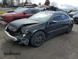 2008 Acura RL with VIN JH4KB16568C004350, listed as a Copart auction lot 46623315 with 178,744 mi miles and Salvage Title. Bid and sale history available at DreamBid. Image 1.