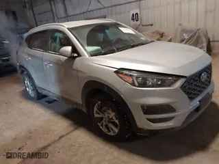 2019 Hyundai Tucson Value with VIN KM8J3CA40KU071883, listed as a IAAI auction lot 41358246 with 57,440 mi miles. Bid and sale history available at carsss.com. Image 1.