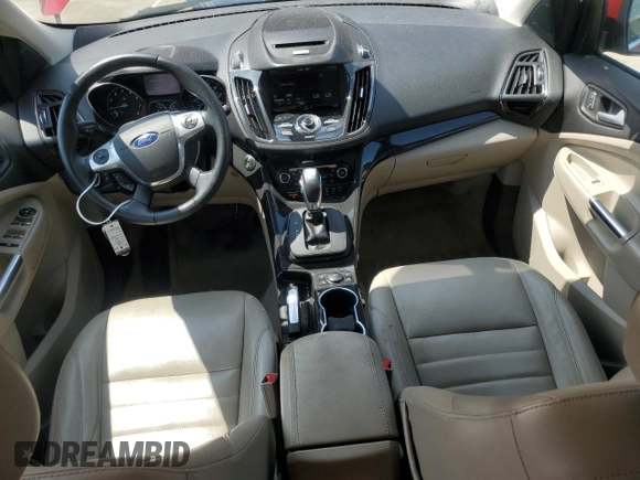 2015 Ford Escape Titanium with VIN 1FMCU0JX8FUC03874, listed as a Copart auction lot 61259665 with 98,933 mi miles and Salvage title. Bid and sale history available at DreamBid. Image 8.