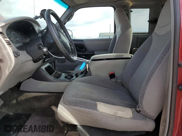 1998 Ford Ranger XL with VIN 1FTZR15X6WPB01133, listed as a Copart auction lot 57138665 with 147,672 mi miles and Salvage title. Bid and sale history available at DreamBid. Image 7.
