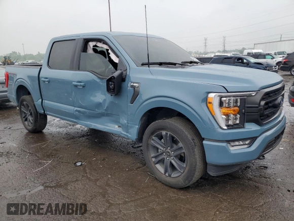 2023 Ford F-150 XL with VIN 1FTEW1EP4PKE78341, listed as a Copart auction lot 59658045 with 27,936 mi miles and Clean title. Bid and sale history available at DreamBid. Image 4.