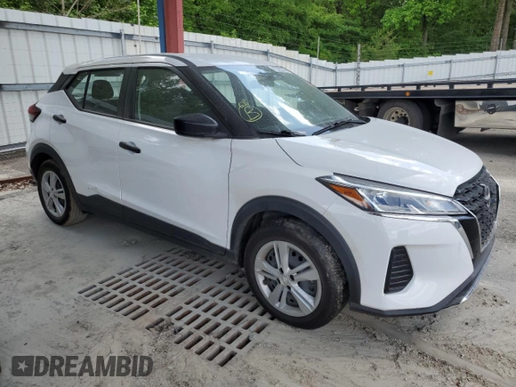 2022 Nissan Kicks S with VIN 3N1CP5BV4NL489546, listed as a Copart auction lot 54014935 with 63,306 mi miles and Clean Title. Bid and sale history available at DreamBid. Image 4.