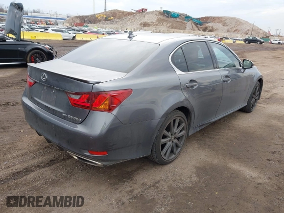2013 Lexus GS 350 with VIN JTHCE1BL7D5014898, listed as a IAAI auction lot 41656269 with 102,275 mi miles. Bid and sale history available at carsss.com. Image 4.