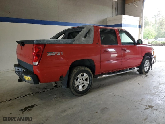 2005 Chevrolet Avalanche Z71 with VIN 3GNEK12Z35G135209, listed as a Copart auction lot 52564465 with 295,479 mi miles and Salvage Title. Bid and sale history available at carsss.com. Image 3.