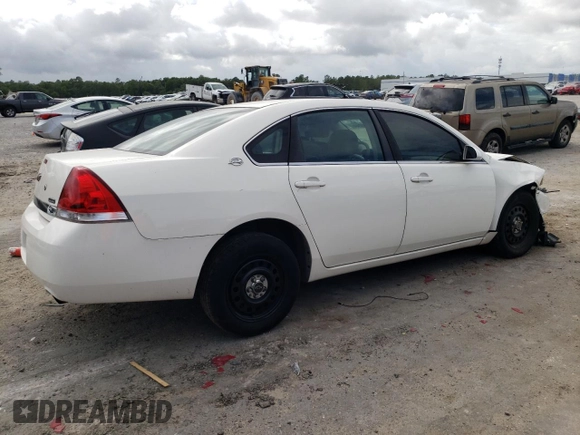 2008 Chevrolet Impala Police Police with VIN 2G1WS553389195073, listed as a Copart auction lot 56035744 with 174,499 mi miles and Salvage Title. Bid and sale history available at carsss.com. Image 3.