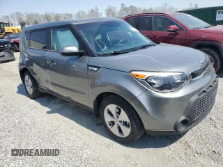 2015 Kia Soul with VIN KNDJN2A27F7121724, listed as a Copart auction lot 51036535 with 57,590 mi miles and Salvage Title. Bid and sale history available at DreamBid. Image 4.