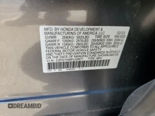 2023 Acura MDX w/Technology Package with VIN 5J8YE1H48PL028477, listed as a Copart auction lot 43697875 with 30,397 mi miles and Salvage Title. Bid and sale history available at carsss.com. Image 13.