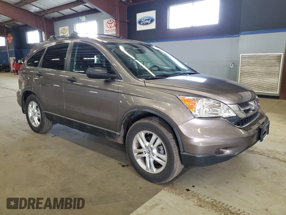 2010 Honda CR-V EX with VIN 5J6RE4H53AL086821, listed as a Copart auction lot 52828385 with 194,361 mi miles and Salvage Title. Bid and sale history available at carsss.com. Image 4.