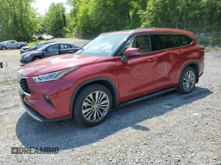 2021 Toyota Highlander Platinum z VIN 5TDFZRBHXMS157559, wystawiony jako Copart lot #59577905 z przebiegiem 33 159 mil mil oraz Szkoda całkowita • Salvage title. Historia ofert i sprzedaży dostępna na DreamBid. Obrazek 1.