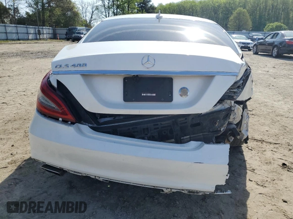 2016 Mercedes-Benz CLS 400 with VIN WDDLJ6FB2GA168531, listed as a Copart auction lot 52477305 with 113,716 mi miles and Salvage title. Bid and sale history available at DreamBid. Image 6.