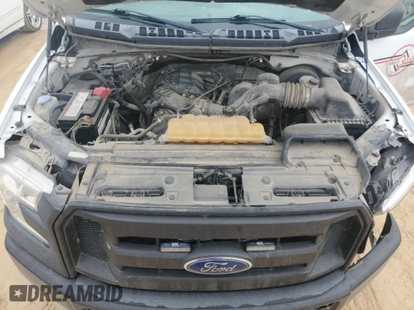 2017 Ford F-150 XL with VIN 1FTMF1C81HKE50036, listed as a Copart auction lot 50907875 with 88,064 mi miles and Salvage Title. Bid and sale history available at carsss.com. Image 11.