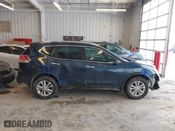 2016 Nissan Rogue SL with VIN 5N1AT2MVXGC811385, listed as a IAAI auction lot 41614291 with 153,998 mi miles and . Bid and sale history available at DreamBid. Image 13.