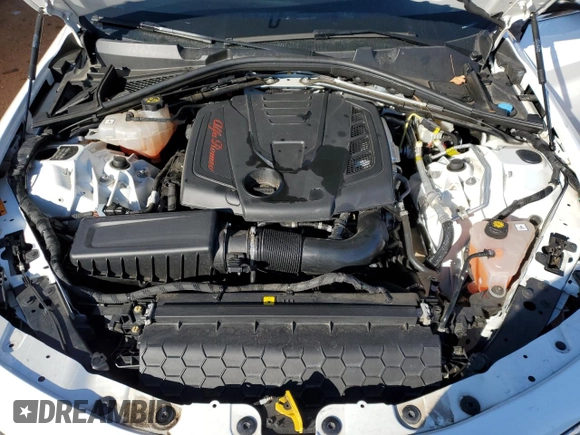 2021 Alfa Romeo Giulia Ti Sport with VIN ZARFAMBN2M7640415, listed as a Copart auction lot 88871315 with 56,083 mi miles and Salvage title. Bid and sale history available at DreamBid. Image 12.