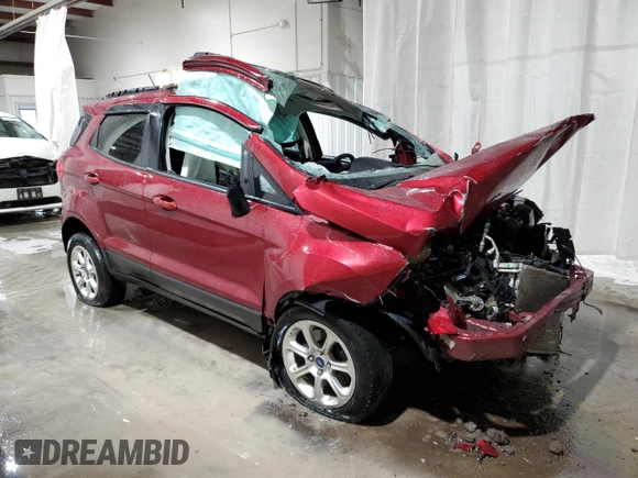 2020 Ford EcoSport SE with VIN MAJ6S3GL2LC341902, listed as a Copart auction lot 53675355 with 56,994 mi miles and Non Repairable. Bid and sale history available at carsss.com. Image 4.