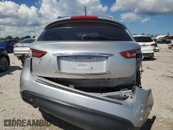2011 Infiniti FX35 with VIN JN8AS1MU0BM711926, listed as a Copart auction lot 73609004 with 124,393 mi miles and Non Repairable. Bid and sale history available at carsss.com. Image 6.