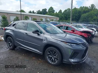 2021 Lexus RX 350 F Sport with VIN 2T2YZMDA4MC299745, listed as a IAAI auction lot 42639586 with 36,643 mi miles and . Bid and sale history available at DreamBid. Image 1.