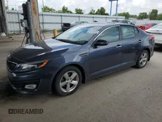 2015 Kia Optima LX with VIN 5XXGM4A76FG402182, listed as a Copart auction lot 57311815 with 107,149 mi miles and Clean Title. Bid and sale history available at DreamBid. Image 1.
