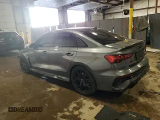 2024 Audi RS 3 z VIN WUAG4DGY8RA907403, wystawiony jako Copart lot #42828605 z przebiegiem 16 676 mil mil oraz Szkody całkowita. Historia ofert i sprzedaży dostępna na DreamBid. Obrazek 2.