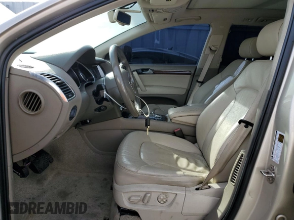 2007 Audi Q7 with VIN WA1AV74L47D031882, listed as a Copart auction lot 39366983 with 138,929 mi miles and Non repairable. Bid and sale history available at DreamBid. Image 7.