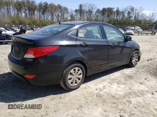 2017 Hyundai Accent SE with VIN KMHCT4AE0HU363775, listed as a Copart auction lot 49123384 with 152,280 mi miles and Non Repairable. Bid and sale history available at carsss.com. Image 3.