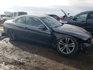 2015 BMW 4 Series 428i xDrive with VIN WBA3T1C55FP820198, listed as a Copart auction lot 45043274 with 76,161 mi miles and . Bid and sale history available at carsss.com. Image 4.