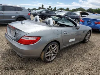 2013 Mercedes-Benz SLK-Class SLK 250 with VIN WDDPK4HA4DF073829, listed as a Copart auction lot 74289774 with 87,971 mi miles and Non Repairable. Bid and sale history available at carsss.com. Image 3.
