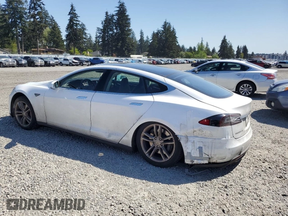 2014 Tesla Model S 60 with VIN 5YJSA1H12EFP51909, listed as a Copart auction lot 55489705 with Not Provided miles and Clean Title. Bid and sale history available at DreamBid. Image 2.