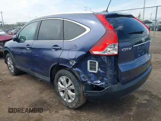 2013 Honda CR-V EX-L z VIN 2HKRM4H76DH677471, wystawiony jako IAAI lot #42063651 z przebiegiem 118 820 mil mil oraz . Historia ofert i sprzedaży dostępna na DreamBid. Obrazek 3.