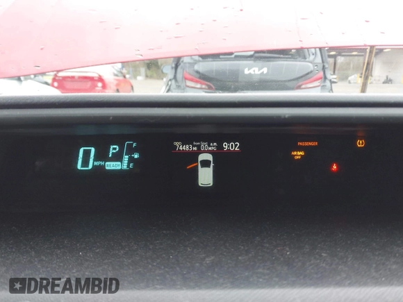 2014 Toyota Prius One with VIN JTDKDTB36E1083196, listed as a IAAI auction lot 41943927 with 74,483 mi miles and . Bid and sale history available at DreamBid. Image 7.