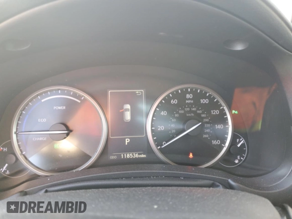 2020 Lexus NX with VIN JTJGJRDZ5L2133271, listed as a Copart auction lot 41495555 with 118,536 mi miles and Salvage Title. Bid and sale history available at carsss.com. Image 9.