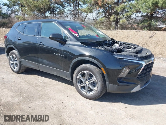 2023 Chevrolet Blazer LT z VIN 3GNKBCR43PS113400, wystawiony jako IAAI lot #41829908 z przebiegiem 22 858 mil mil oraz . Historia ofert i sprzedaży dostępna na DreamBid. Obrazek 1.