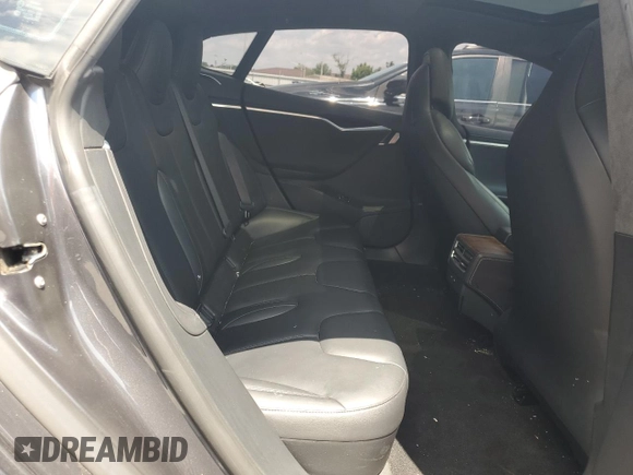 2017 Tesla Model S 100D with VIN 5YJSA1E24HF191280, listed as a Copart auction lot 62598095 with 57,262 mi miles and Clean title. Bid and sale history available at DreamBid. Image 10.