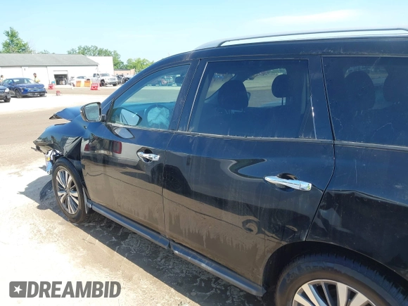 2019 Nissan Pathfinder S with VIN 5N1DR2MM1KC641946, listed as a IAAI auction lot 42591605 with 86,654 mi miles and . Bid and sale history available at DreamBid. Image 14.