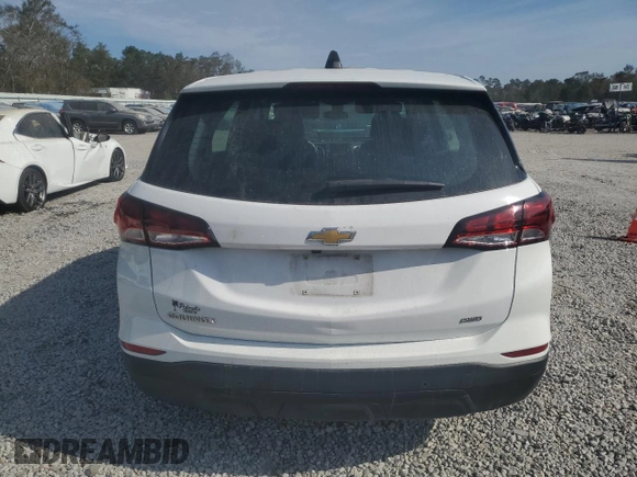 2023 Chevrolet Equinox LS with VIN 3GNAX5EG3PL259279, listed as a Copart auction lot 78233414 with 57,372 mi miles and Salvage title. Bid and sale history available at DreamBid. Image 6.