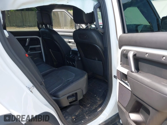 2021 Land Rover Defender with VIN SALE3ERU0M2038671, listed as a IAAI auction lot 42606135 with 79,051 mi miles and . Bid and sale history available at DreamBid. Image 8.