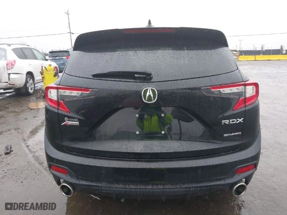 2023 Acura RDX w/A-Spec Package with VIN 5J8TC2H65PL011711, listed as a IAAI auction lot 41354679 with 20,432 mi miles. Bid and sale history available at carsss.com. Image 16.