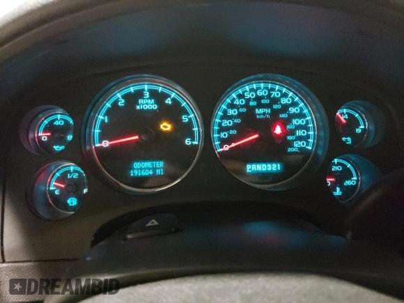 2008 GMC Yukon SLE w/3SB with VIN 1GKFK13058J161525, listed as a Copart auction lot 50884574 with 191,604 mi miles and Salvage Title. Bid and sale history available at carsss.com. Image 9.