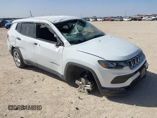 2023 Jeep Compass Sport with VIN 3C4NJDAN8PT564612, listed as a IAAI auction lot 41639296 with 54,463 mi miles and . Bid and sale history available at DreamBid. Image 1.