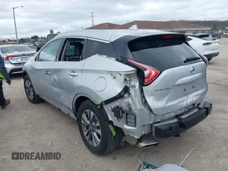 2016 Nissan Murano S with VIN 5N1AZ2MH8GN169195, listed as a IAAI auction lot 41971810 with 124,929 mi miles. Bid and sale history available at carsss.com. Image 3.