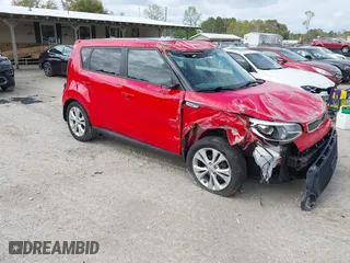 2016 Kia Soul + with VIN KNDJP3A58G7855834, listed as a IAAI auction lot 41894834 with 121,980 mi miles. Bid and sale history available at carsss.com. Image 1.