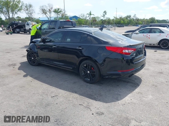 2013 Kia Optima SX with VIN 5XXGR4A61DG100479, listed as a IAAI auction lot 42376261 with 201,615 mi miles and . Bid and sale history available at DreamBid. Image 3.
