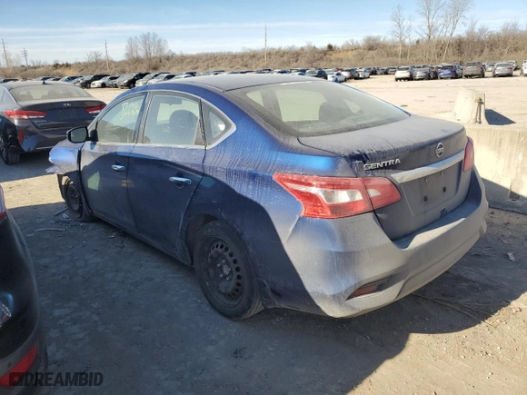 2018 Nissan Sentra S with VIN 3N1AB7AP2JY344846, listed as a Copart auction lot 47054015 with 108,222 mi miles and Salvage Title. Bid and sale history available at carsss.com. Image 2.