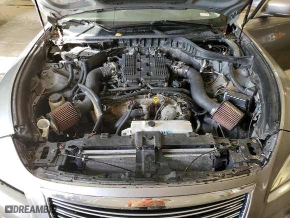 2011 Infiniti M37 with VIN JN1BY1ARXBM376921, listed as a Copart auction lot 72392124 with 125,473 mi miles and Non Repairable. Bid and sale history available at carsss.com. Image 11.